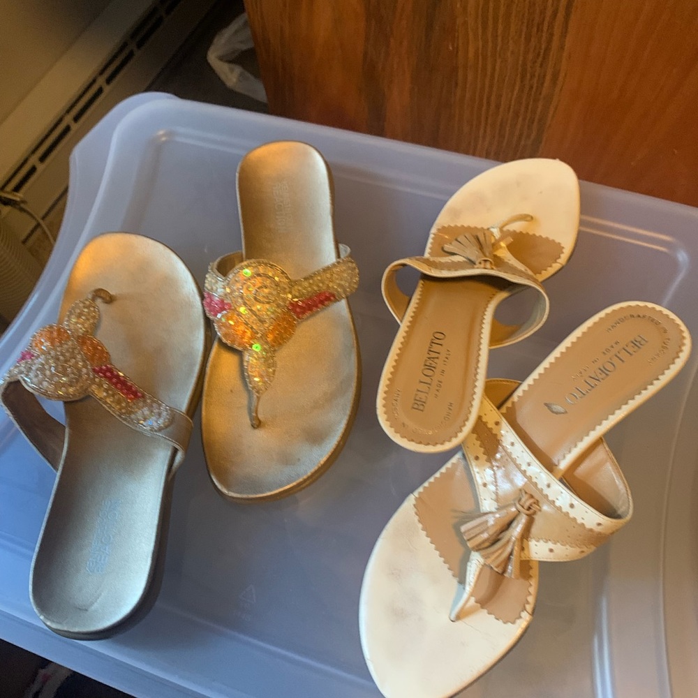 2 Beautiful Sandals. Could be worn at any occasion.